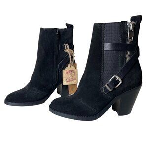 Diesel D-Kinley Suede Heeled Chelsea Boots Size 6 EU 36